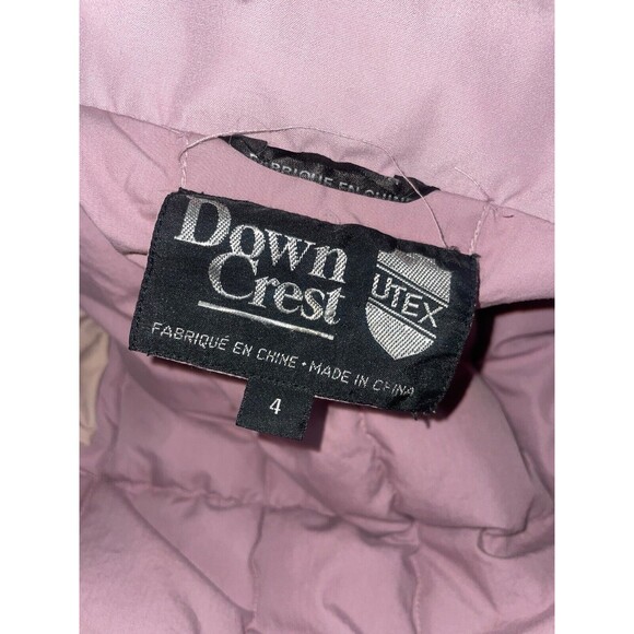 Down Crest Women’s Vintage Long Down Winter Coat size 4 Lavender - Picture 11 of 14